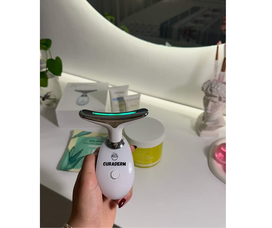 Skin Lift Electric Facial & Neck Massager .| LED Powered Face Massager For Facial At Home