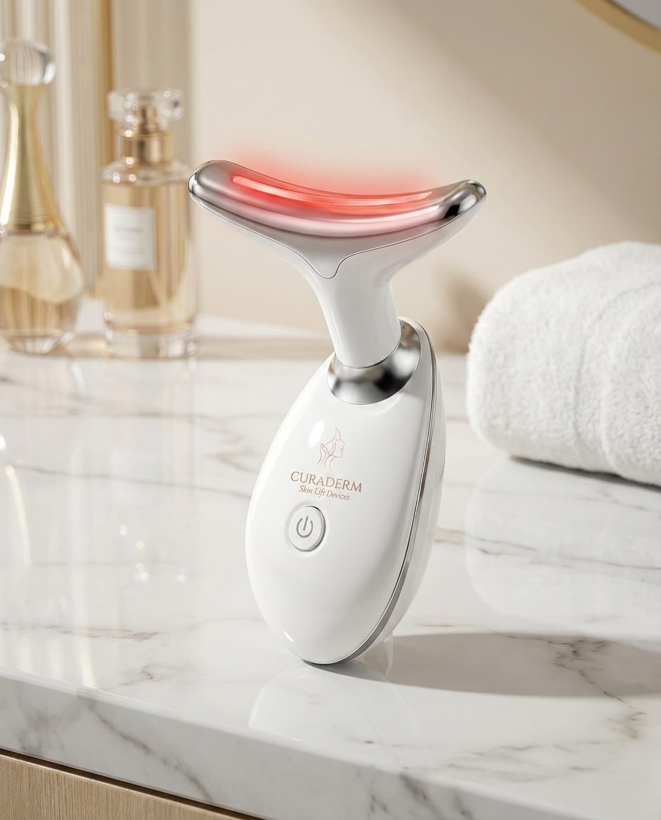 Skin Lift Electric Facial & Neck Massager .| LED Powered Face Massager For Facial At Home