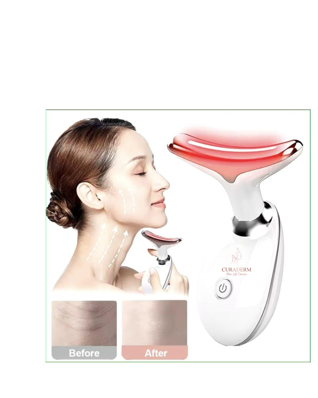 Skin Lift Electric Facial & Neck Massager .| LED Powered Face Massager For Facial At Home